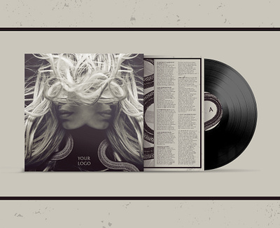 MEDUSA - vinyl Artwork & layout artwork artworkforsale band metal montage music template