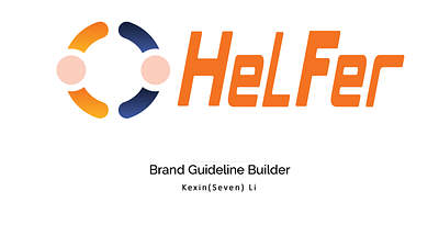 Brand Guideline Builder design logo ui