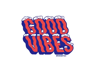 Good Vibes Icy Edition good vibes icy icy letters lettering sticker winter