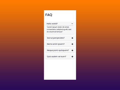FAQ #092 dailyui ui web
