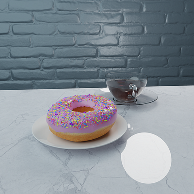 Cafeteria animation blender cafe coffee coffee cup design donut flat minimal