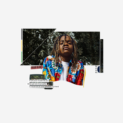 Koffee - Pressure (Unofficial) collage collage a day collage art collage artist collage digital collage maker collageartwork design collage graphic designer jamaican koffee photoshop photoshop artist photoshop artwork reggae