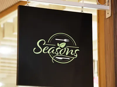 Seasons ( Copyright) with Seasons mockup restaurant