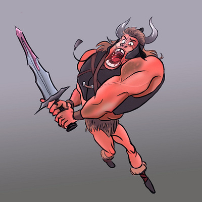 Conan the barbarian barbarian characterdesign conan design illustration
