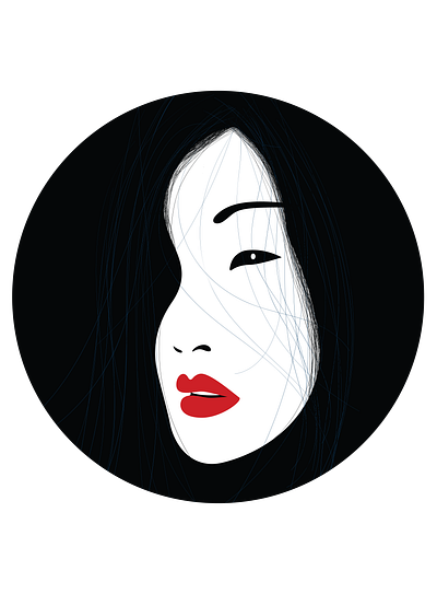 Face art design flat graphic design illustration illustrator minimal vector