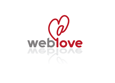 Weblove art branding design flat icon illustrator logo typography vector web