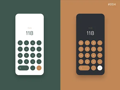 dailyui #004 - minimal calculator dailyui dailyui004 dailyuichallenge design figma illustration minimal ui
