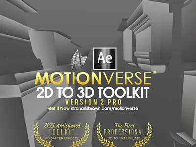 MotionVerse Pro v2 │ All New Features │Now Available 2d to 3d 3d animation 3d projection after effects envato motionverse parallax photo animation photo effect tutorial
