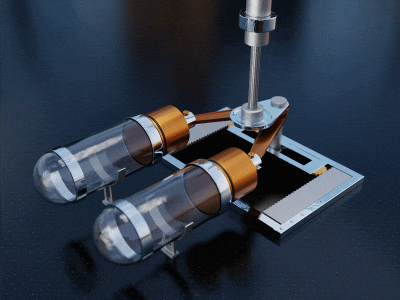 Back & Forth 3d 3d animation 3d art 3d artist animation blender concept endless engine engineering loop