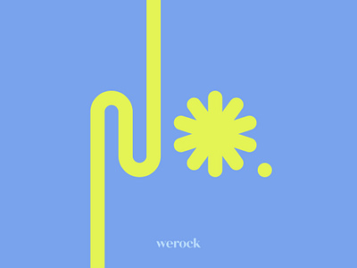 NO / Lettering design blue custom type experimental font graphic design green lettering letters logo logotype monoline no sayno shapes type typography vector weekend werock