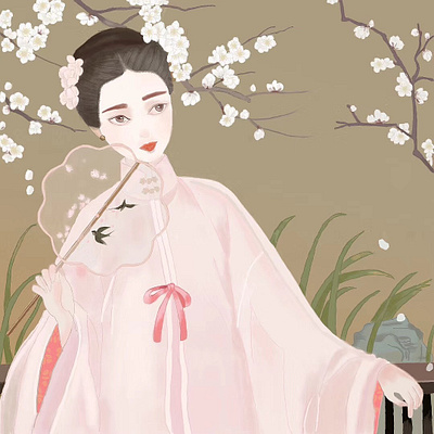 Ancient beauty illustration2 illustration