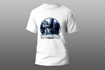 Watercolor Painting Sketch Jakarta City building graphic watercolor design watercolor sketch