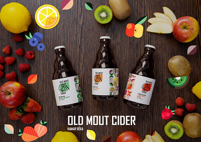 Old Mout Cider - Rebranding brand brand identity branding idenity logo logodesign logotype pack package package design packaging pattern rebrand rebranding vector visual identity