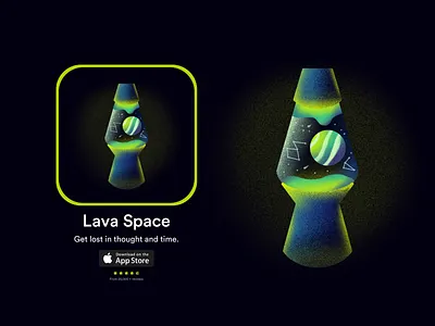 App icon design app app icon dailyui design digital game gradient icon illustration ios lava lamp mobile mobile app neon procreate product design ui user experience user interface ux