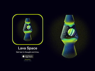 App icon design app app icon dailyui design digital game gradient icon illustration ios lava lamp mobile mobile app neon procreate product design ui user experience user interface ux