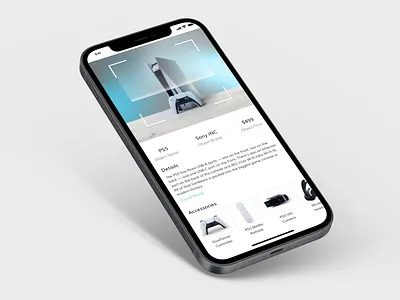 AR design adobexd app application colour creative design designs information ps5 scan trend ui ux web