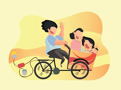 happiness art design flat graphic design illustration illustrator vector