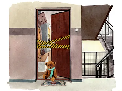 No entry animal aquarelle art design drawing game illustration painting urban art watercolor watercolour