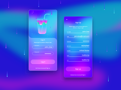 Login Screen Design adobe xd clean concept cool creative dribbble illustration ui ux ui design user interface