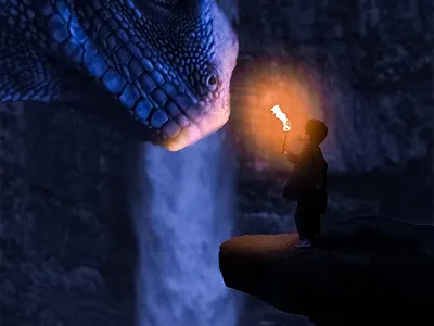 "My Dragon Friend" ❤ artwork design photo manipulation photoshop