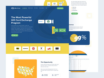 c2cxchange - Gift card exchange platform 2021 trend animation c2c c2cxchange creative customer design exchange gift gift card landing money popular purchase starbucks trendy ui ux walmart
