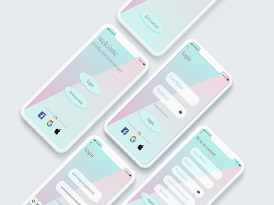 login/signup page app design login login page ui ux