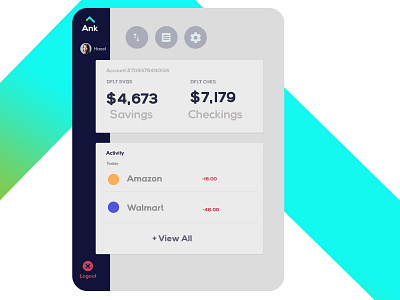 Bank App UI bank dashboard bank ui dashboard ui design ui