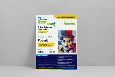 Talent Fest - Branding art branding brochure campaign design college craft culturals event branding fest festival graphic design online contest painting portrait poster promotions social media branding talent fest talent hunt talents