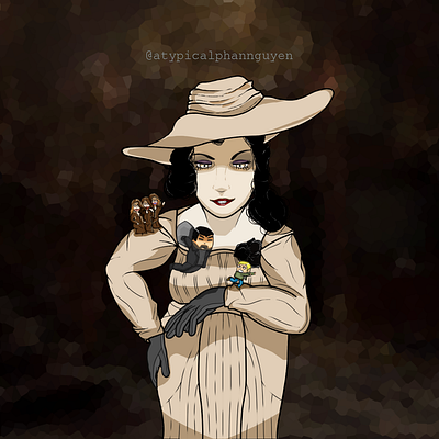 Lady Dimitrescu (Resident Evil 8) fan art