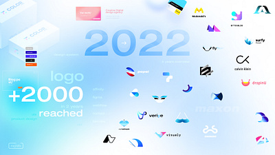 2000 logo... 2 years affinity branding design figma gradiant graphic design illustration logo logo design ui ux vector