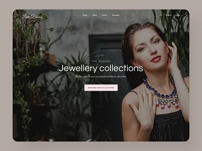 Luxury Jewelry Collections Website Design design ecommerce inspiration jewelery jewellery jewelry jewelry logo jewelry shop luxury luxury brand online store shopify ui ux web design website