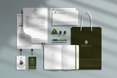 Minlux Logo & Brand Identity beauty brand identity branding cosmetic identity branding logo design logo type