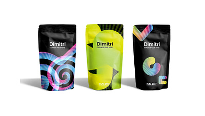 Dimitri 3d color dmt packaging design