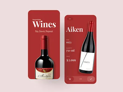 Surprising Wines mobile online shopping online store winery wines