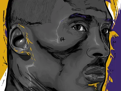 Kobe Bryant illustration ipadpro kobebryant nba procreate