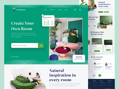 Interior Landing Page Design architecture clean decor furniture furniture design furniture landing page interior interior design interiordesign interiors landing page landing page design modern room sylgraph ui ux web website website design