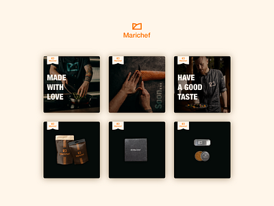 Marichef branding design flat graphic design illustration illustrator minimal ui ux web website