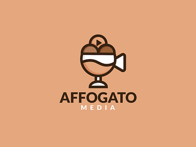 Affogato Media affogato art branding business camera creative crema designer espresso food and drink glass icecream icon illustration logodesigner logos service studio vector video