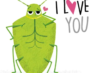 BUG! branding bug character graphic design illustration love vector