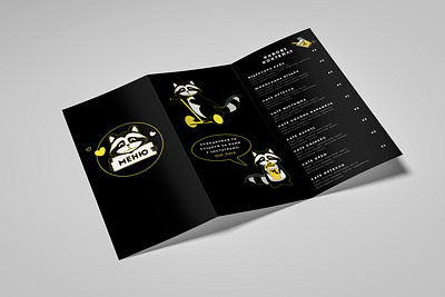 Coffeeshop brochure branding coffeeshop design graphicdesign vector