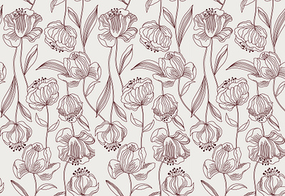 flores art branding design dibujodigital diseño gráfico illustration lineas moda patrón textil textile design textiles tropic