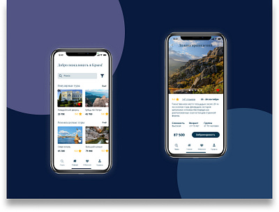 Travel in the Crimea app app design crimea design information card mobile search travel app trip ui ux web