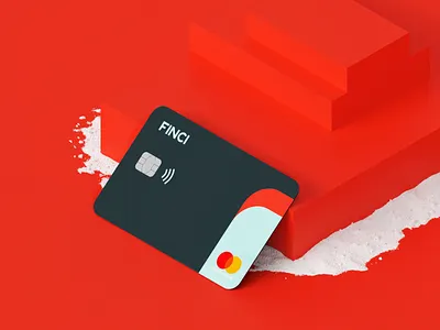 Finci bank bank app bankingapp branding cards credit cards creditcard design dribbble product visualization