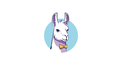 Humble Llama Logo branding illustration logo