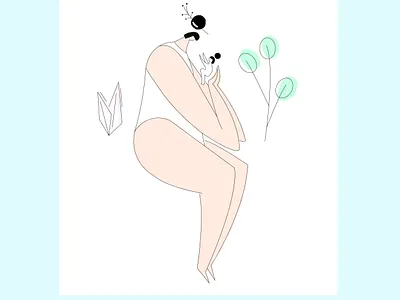 mother design digitalart illustration illustration art illustrations minimal minimalism photoshop vector