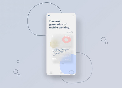 A mobile banking app design 💸 app colors design graphicdesign typography ui uidesigner uiux uiuxdesigner ux