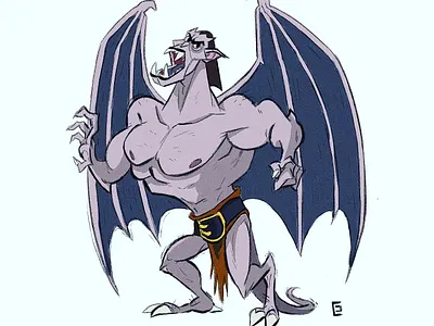 Gargoyles characterdesign design gargoyle illustration