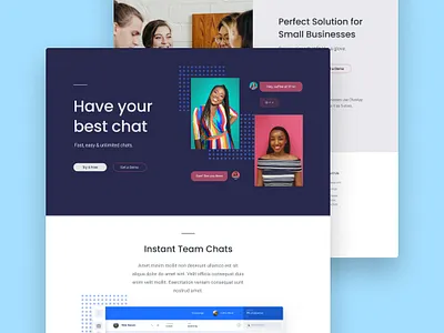 ChatApp Concept design designer figma uidesign uidesigner uxdesign uxui webflow website