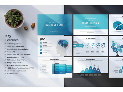 Business Plan Infographic PowerPoint