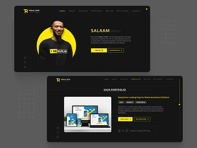 Designing UI for My Personal Portfolio Website bootstrap feedback figma hiring portfolio uiux uiux design ux research website website design